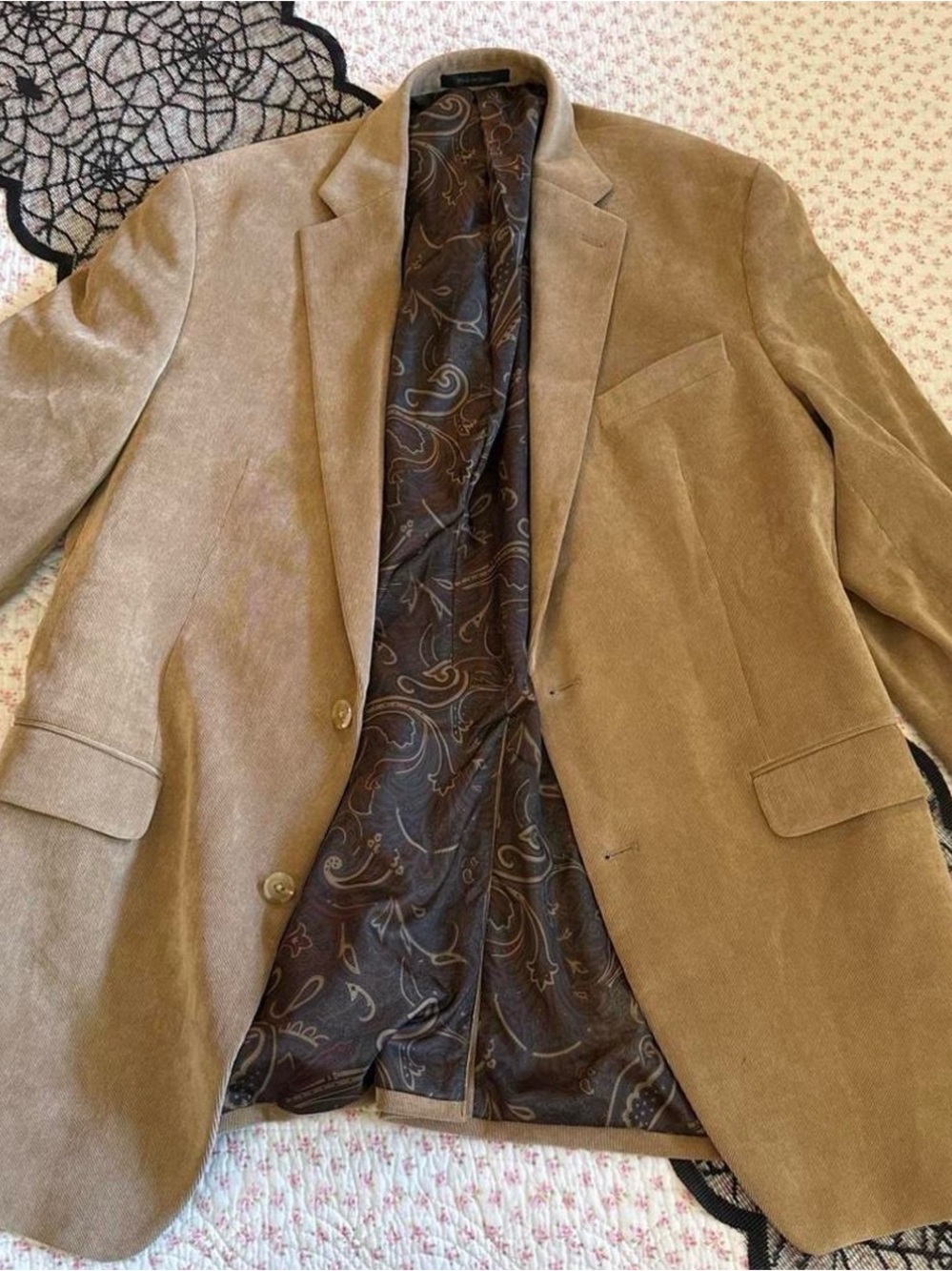 Lauren Ralph Lauren Men's Corduroy Blazer in Camel